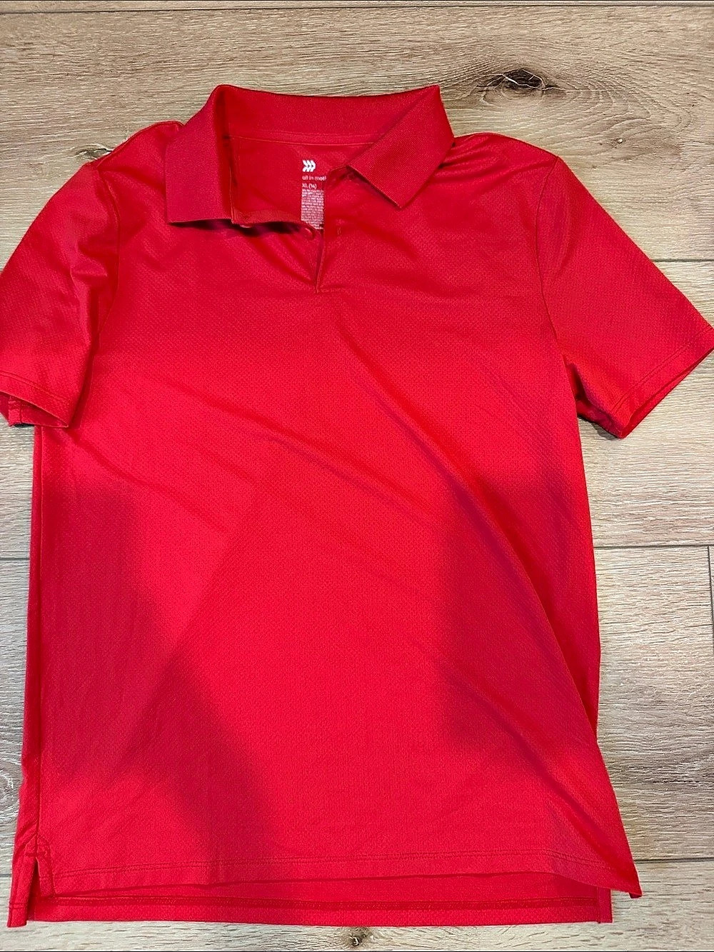 all in motion Men's Polo Shirt in Red Size XL (14) Like New